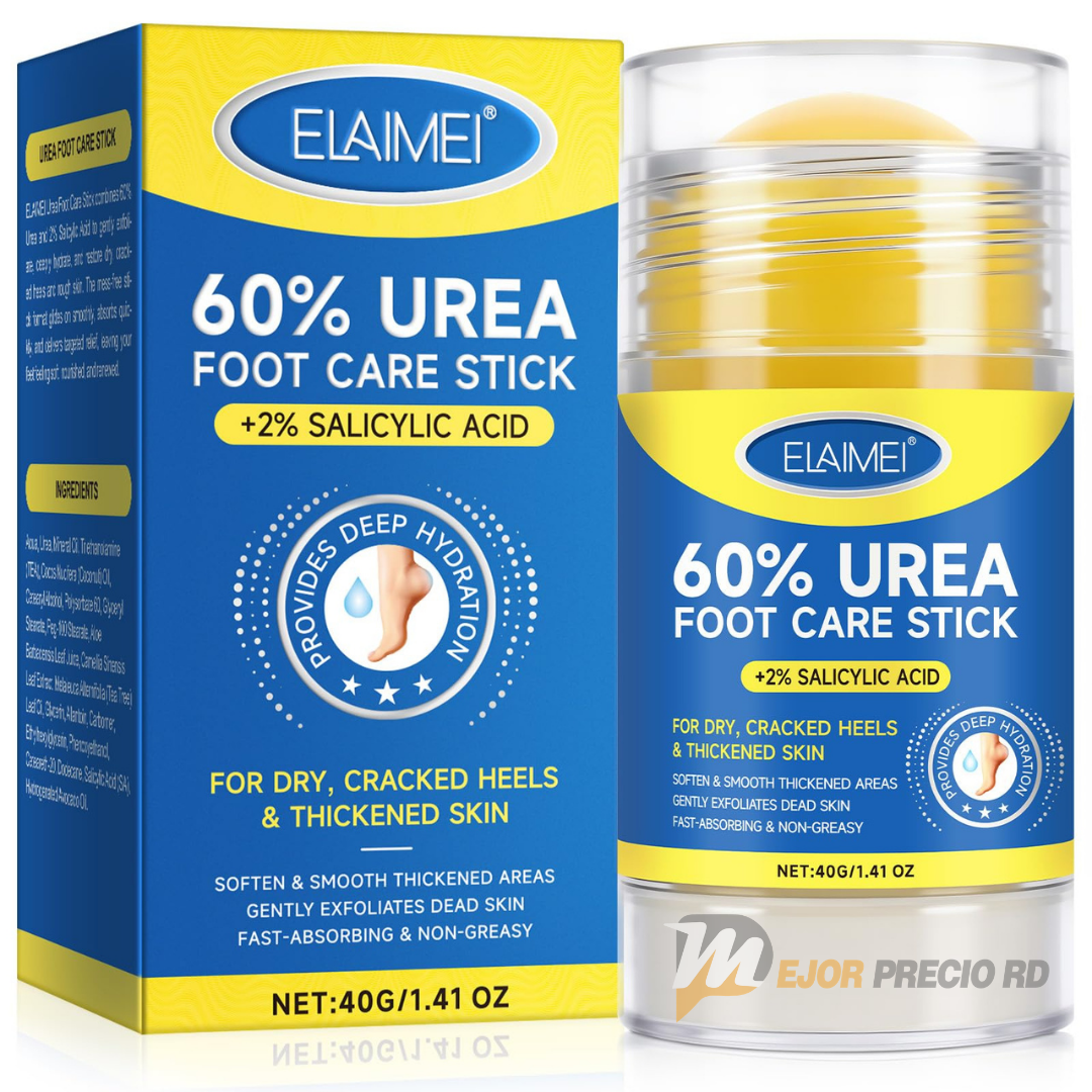 Combo reparador para pies👣Barra de úrea y par de medias de silicona