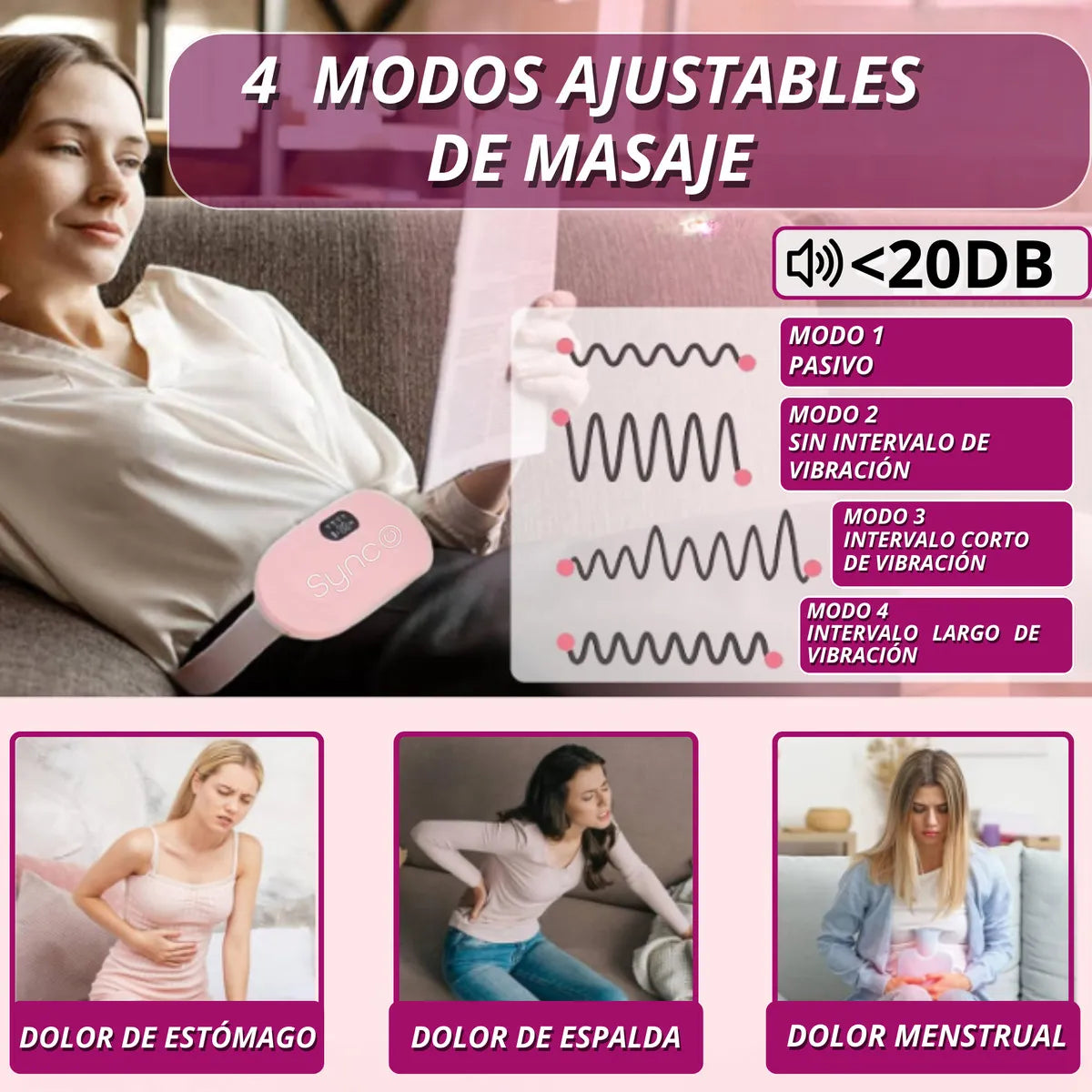 Oferta Especial Faja Térmica para Aliviar Dolores Menstruales🩸