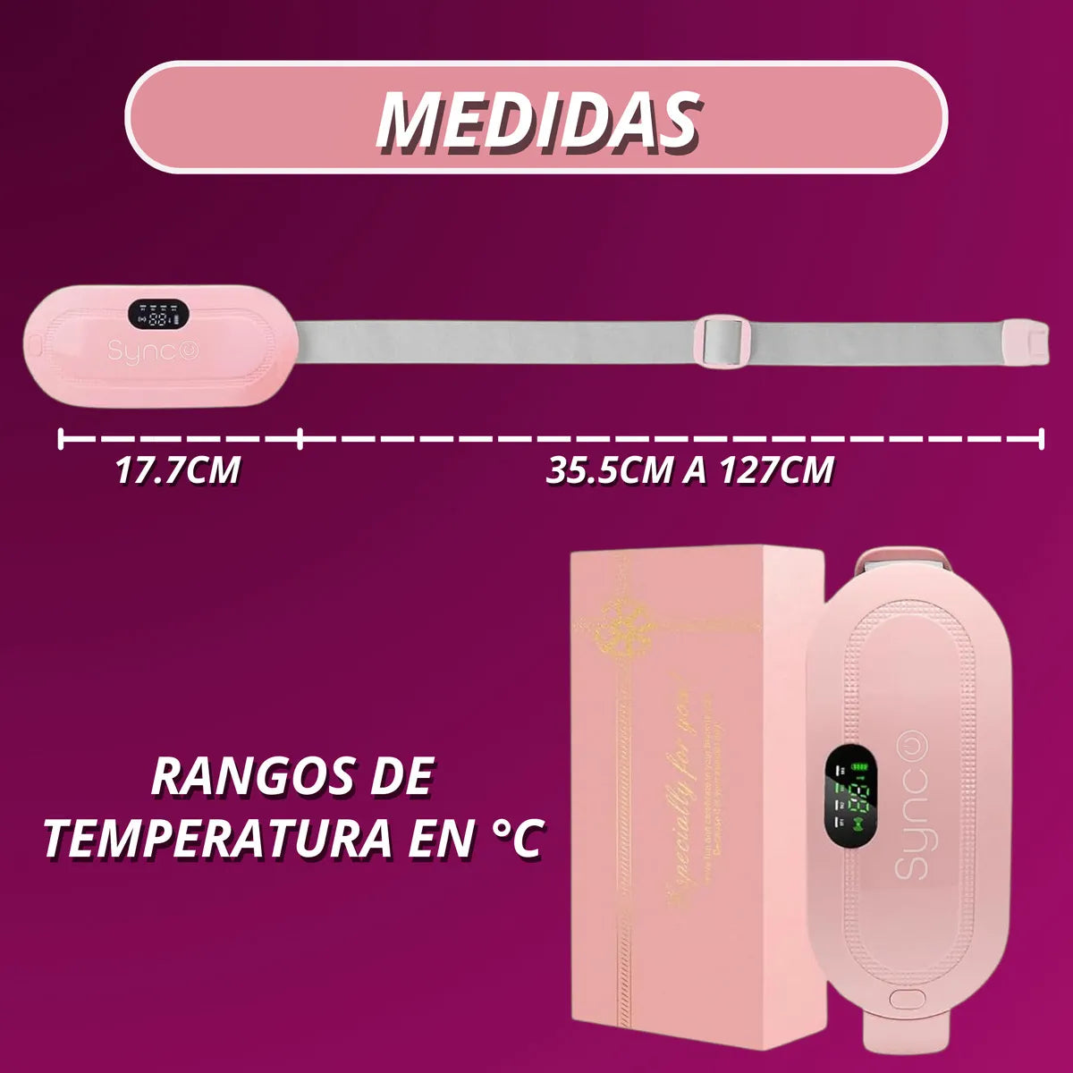 Oferta Especial Faja Térmica para Aliviar Dolores Menstruales🩸