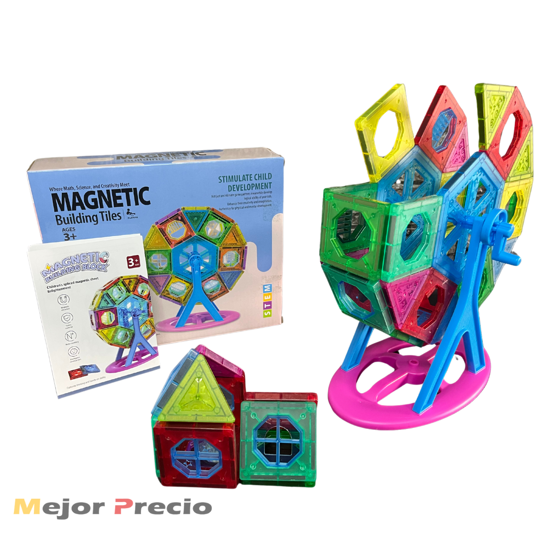 BLOQUES DE CONSTRUCCIÓN MAGNÉTICOS, CREATIVIDAD Y ESTIMULACIÓN COGNITIVA