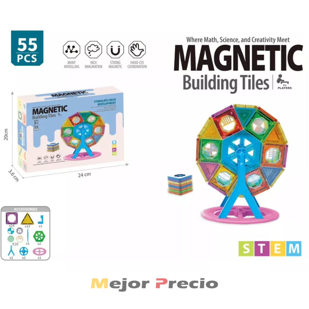 BLOQUES DE CONSTRUCCIÓN MAGNÉTICOS, CREATIVIDAD Y ESTIMULACIÓN COGNITIVA