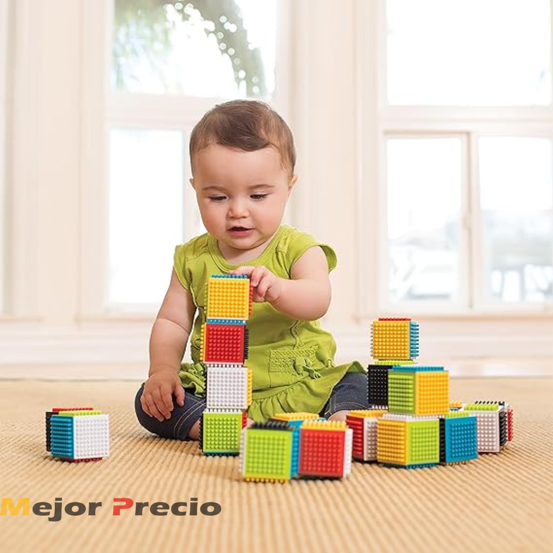 BLOQUES DE ESTIMULACIÓN SENSORIAL SET DE 35 PIEZAS