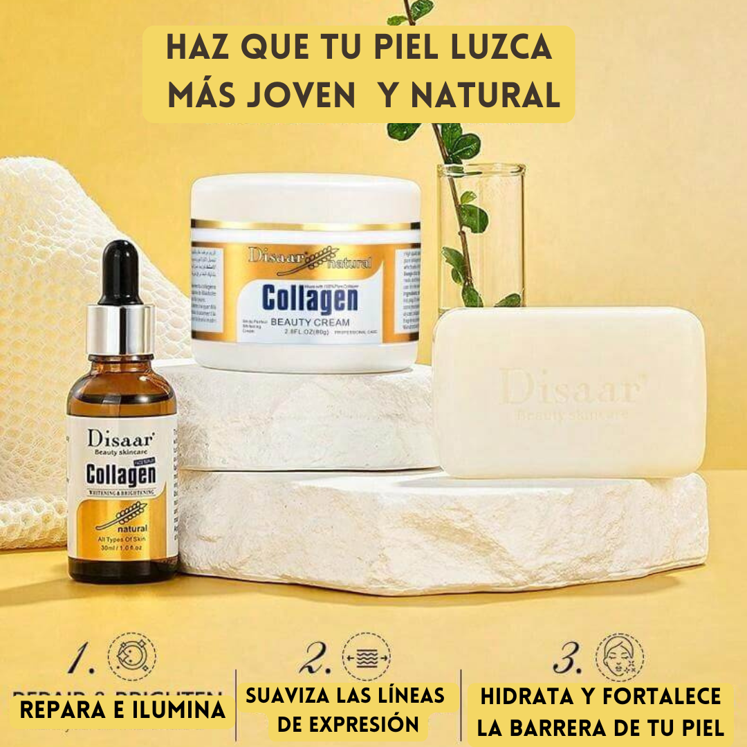 KIT 3 EN 1 DE COLAGENO PURO DISAAR