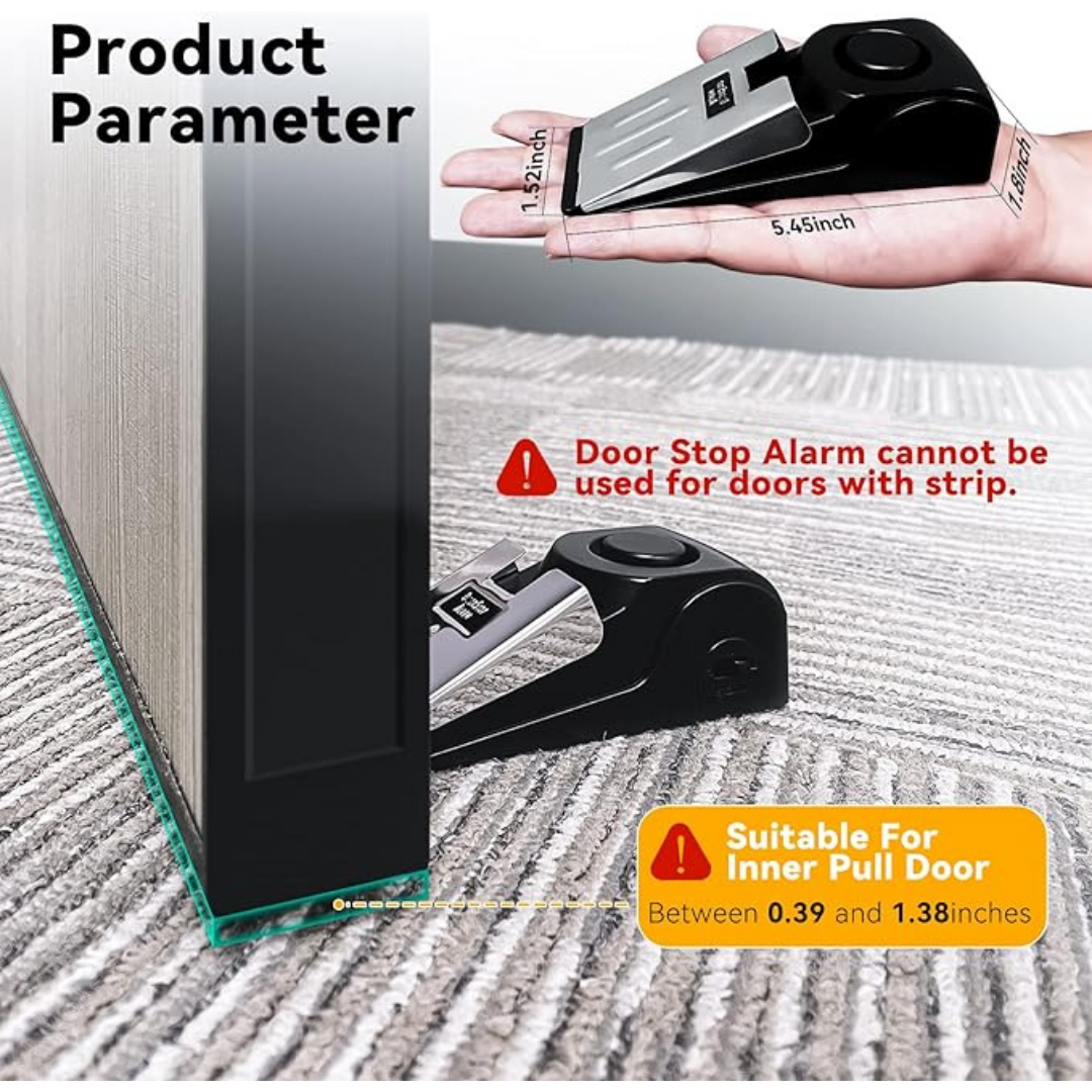 Alarma Portátil Tipo Cuña-Oferta especial 2x1