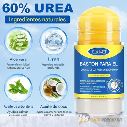 Combo reparador para pies👣Barra de úrea y par de medias de silicona
