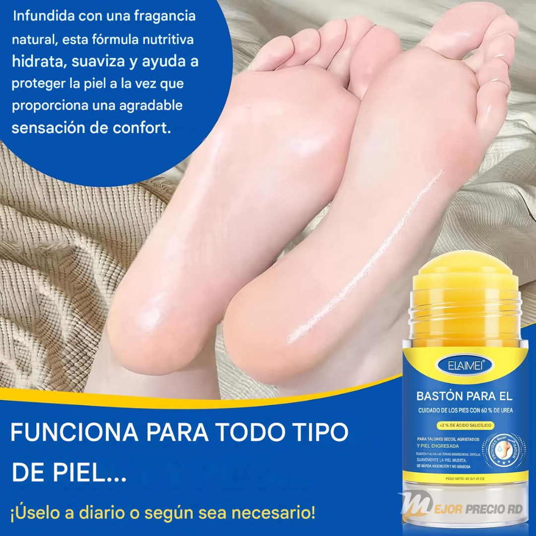 Combo reparador para pies👣Barra de úrea y par de medias de silicona