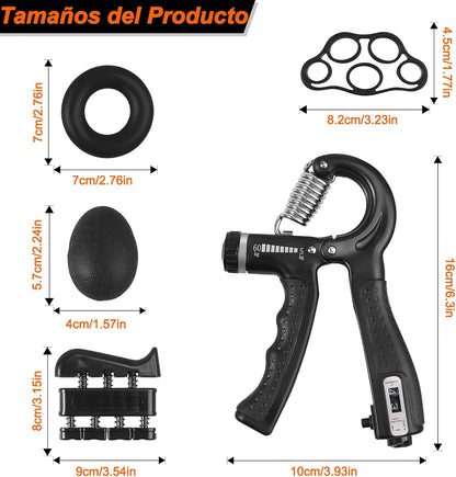 Fortalecedor de MANOS Y ANTEBRAZOS 5 en 1