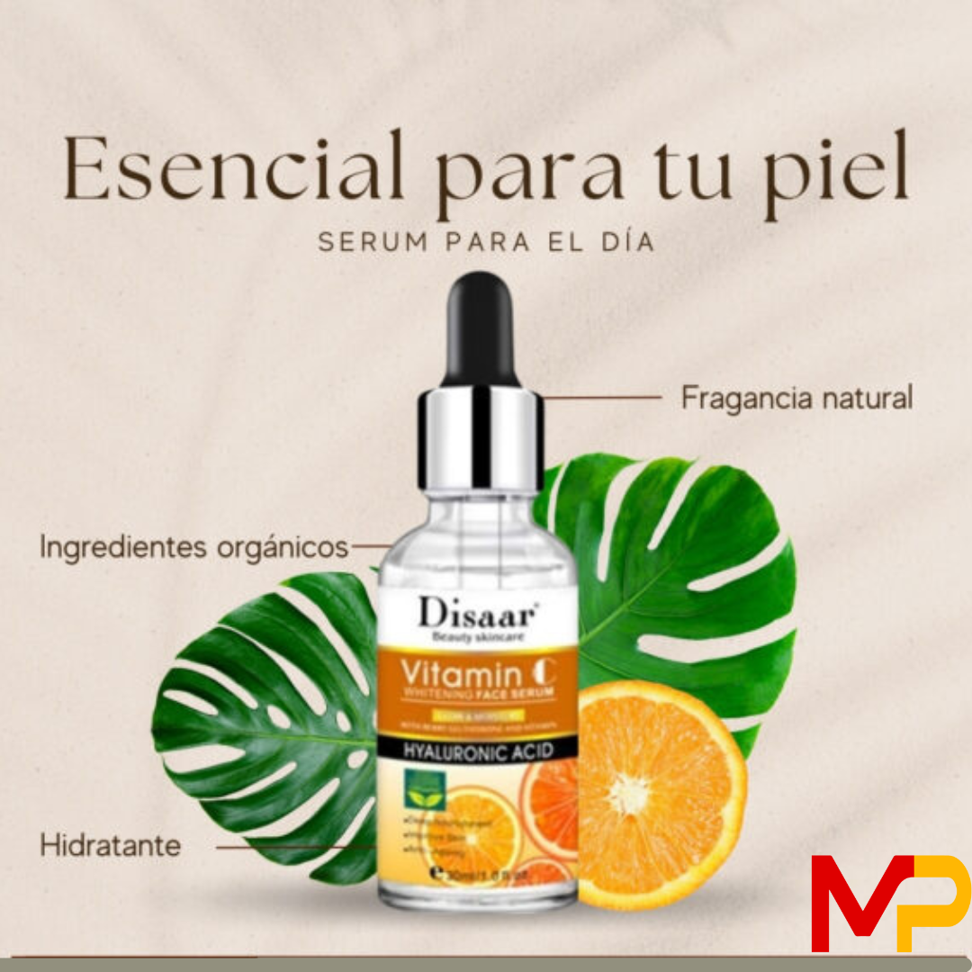 SERUM DE VITAMINA C Y ÁCIDO HIALURÓNICO