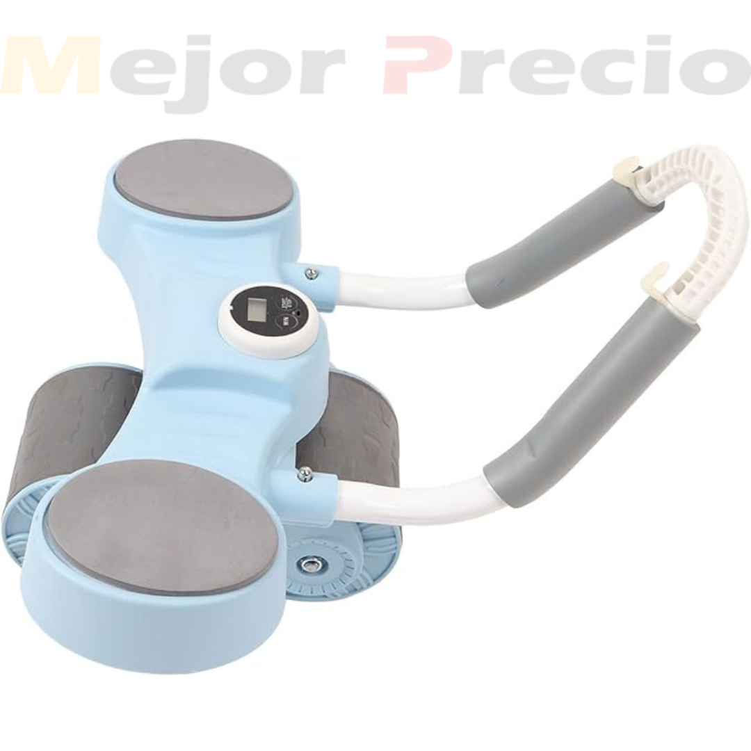 RODILLO ABDOMINAL CON DOBLE RUEDA RESISTENTE