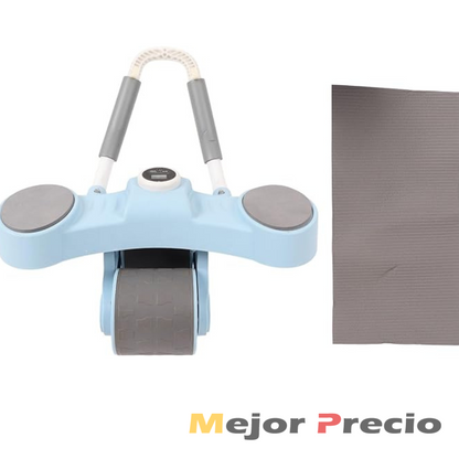 RODILLO ABDOMINAL CON DOBLE RUEDA RESISTENTE