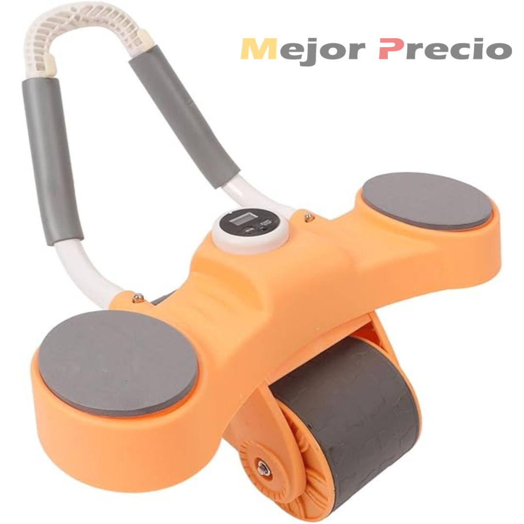 RODILLO ABDOMINAL CON DOBLE RUEDA RESISTENTE