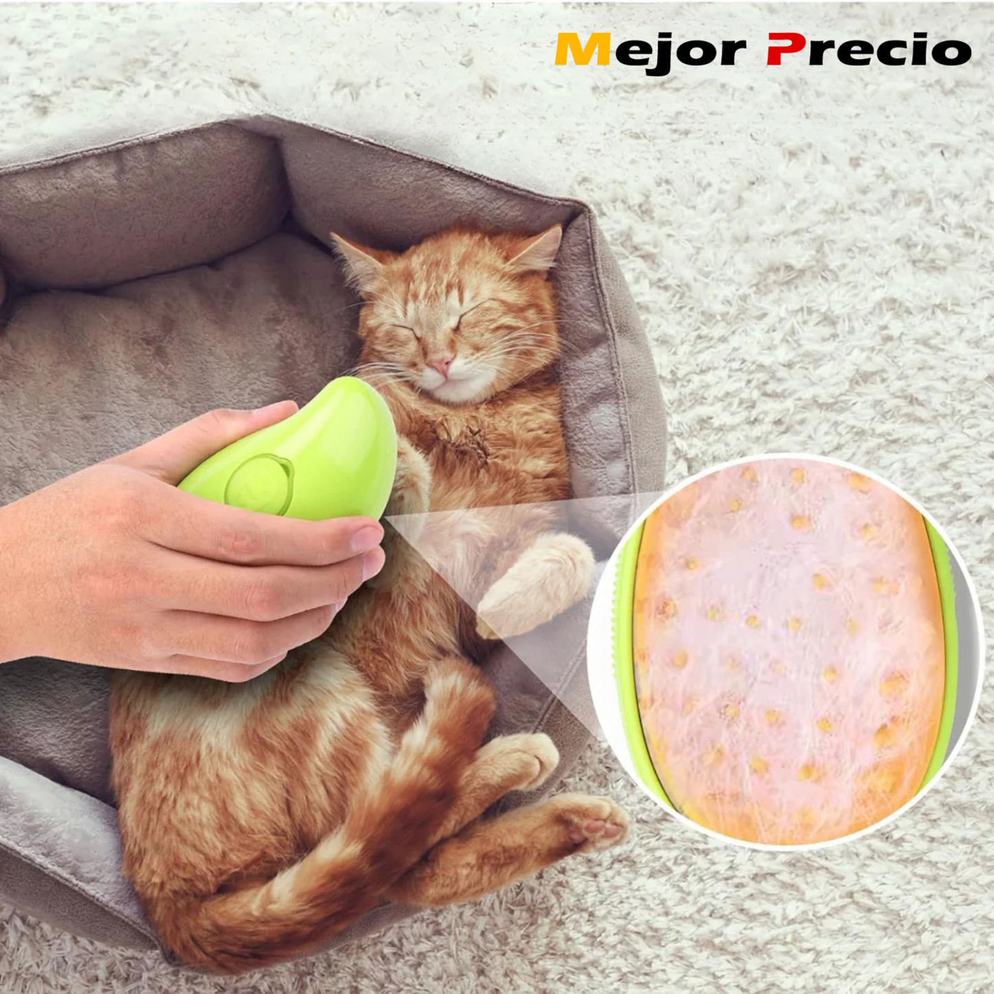 Peine Vaporizador Relajante Para Mascotas Recargable (Esencia GRATIS)
