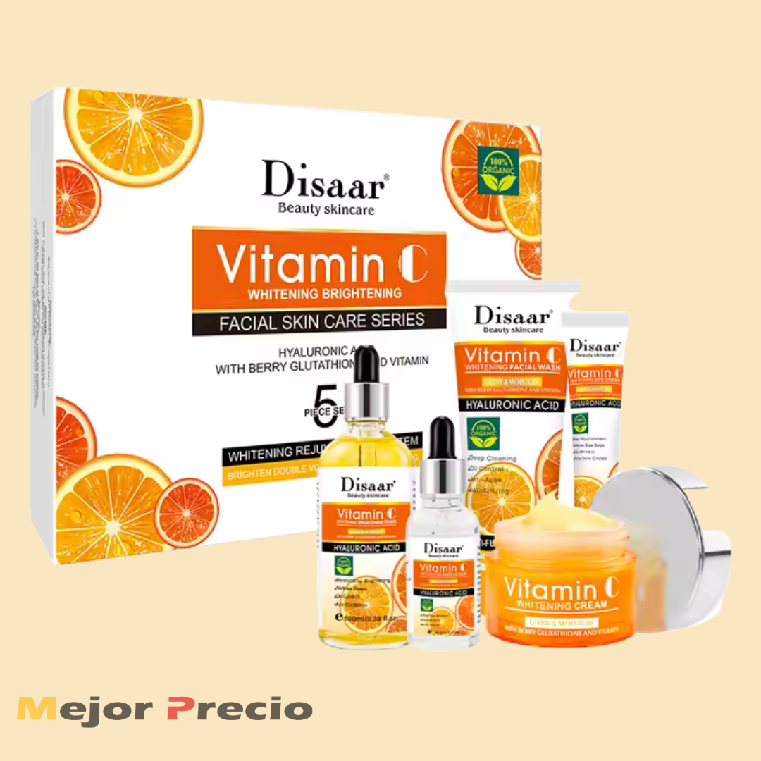 KIT 5 EN 1 DE VITAMINA C Y ÁCIDO HIALURÓNICO