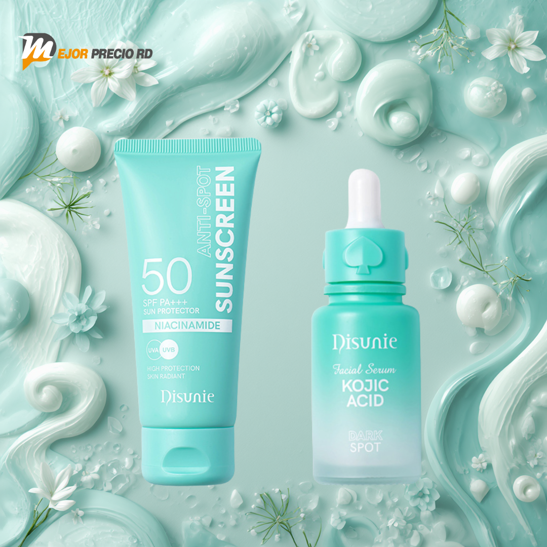 Combo Sérum de Ácido Kójico + Niacinamida + Protector Solar SPF 50