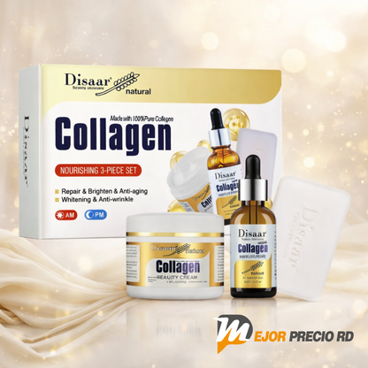KIT 3 EN 1 DE COLAGENO PURO DISAAR