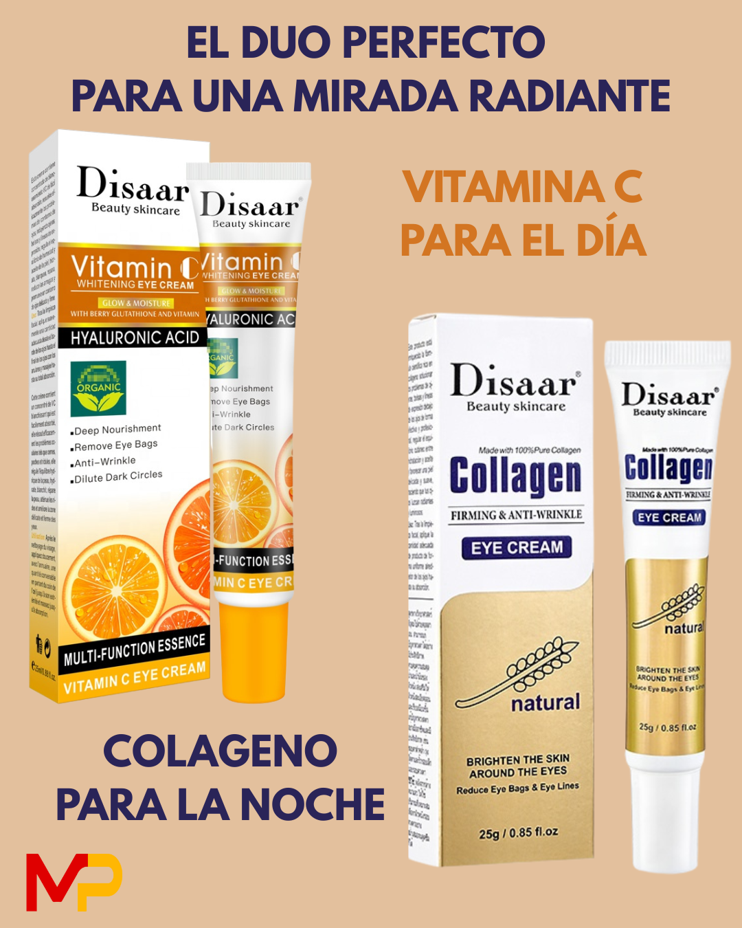Duo Antiojeras Disaar - Vitamina C y Colágeno
